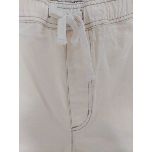 And Now Men's Beige Drawstring Casual Shorts, This Size L, Cotton Elastic Waist - Picture 2 of 6